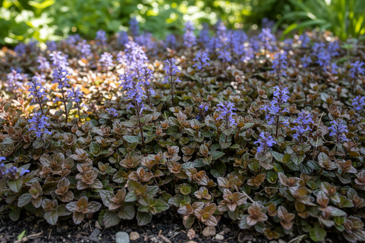 Ajuga 'Chocolate Chip' bugleweed perennial plants,