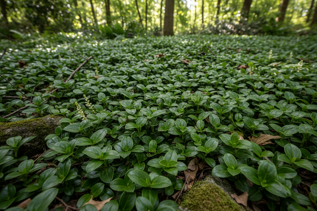 Pachysandra terminalis 'Green Carpet' perennial ground cover plants,