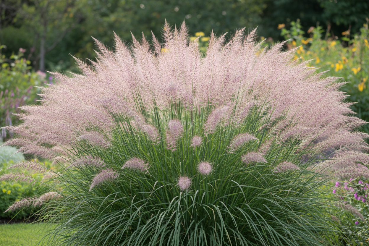 Calamagrostis brachytricha tall bushy perennial feather reed grass