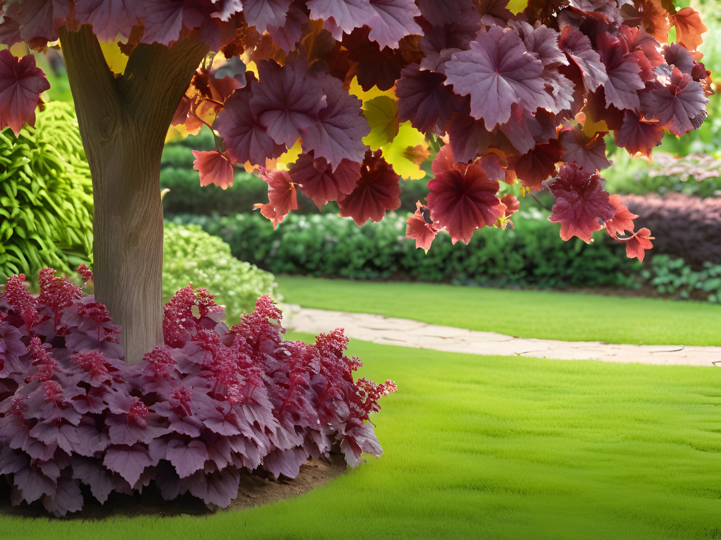 Heuchera 'Palace Purple'