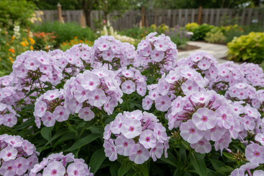 Phlox 'Fashionably Early Lavender Ice' perennial plants